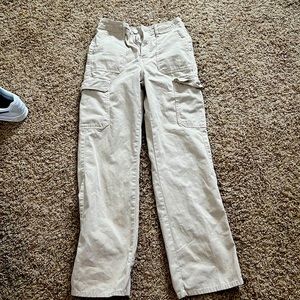 Zara straight cargo pants